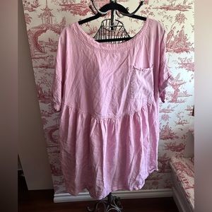 Linen Babydoll tunic